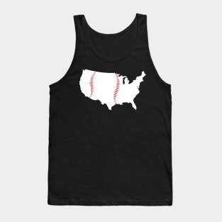 Baseball is Americas Pastime USA Tank Top